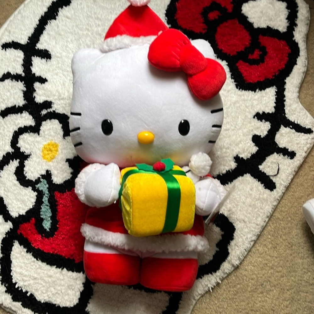 Hello kitty Xmas door greeter 2023